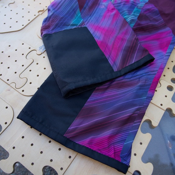 Spyder Turret Shell Geo Ray Viola Ski/Snowboarding Pants Woman's Size XL - Picture 5 of 16